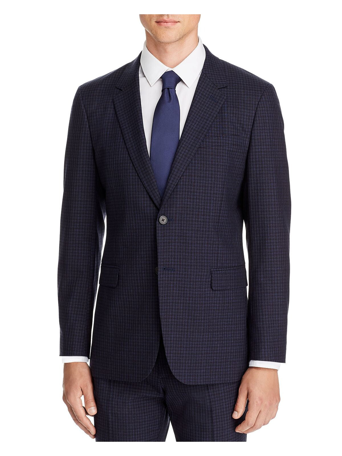 THEORY Mens Chambers Navy Single Breasted, Extra Slim Fit Suit Separate Blazer Jacket 38 SHORT