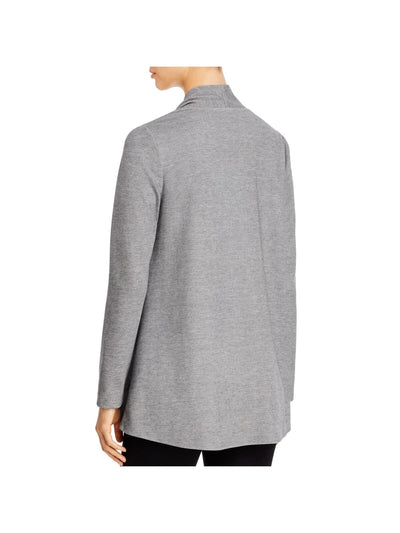 KAREN KANE Womens Gray Heather Long Sleeve Active Wear Jacket M