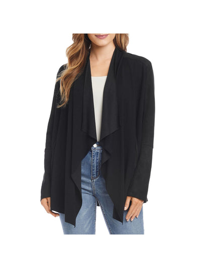 KAREN KANE Womens Black Long Sleeve Blazer Jacket S