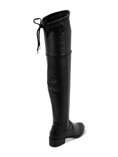 DOLCE VITA Womens Black Tie Comfort Teela Round Toe Block Heel Zip-Up Riding Boot 9