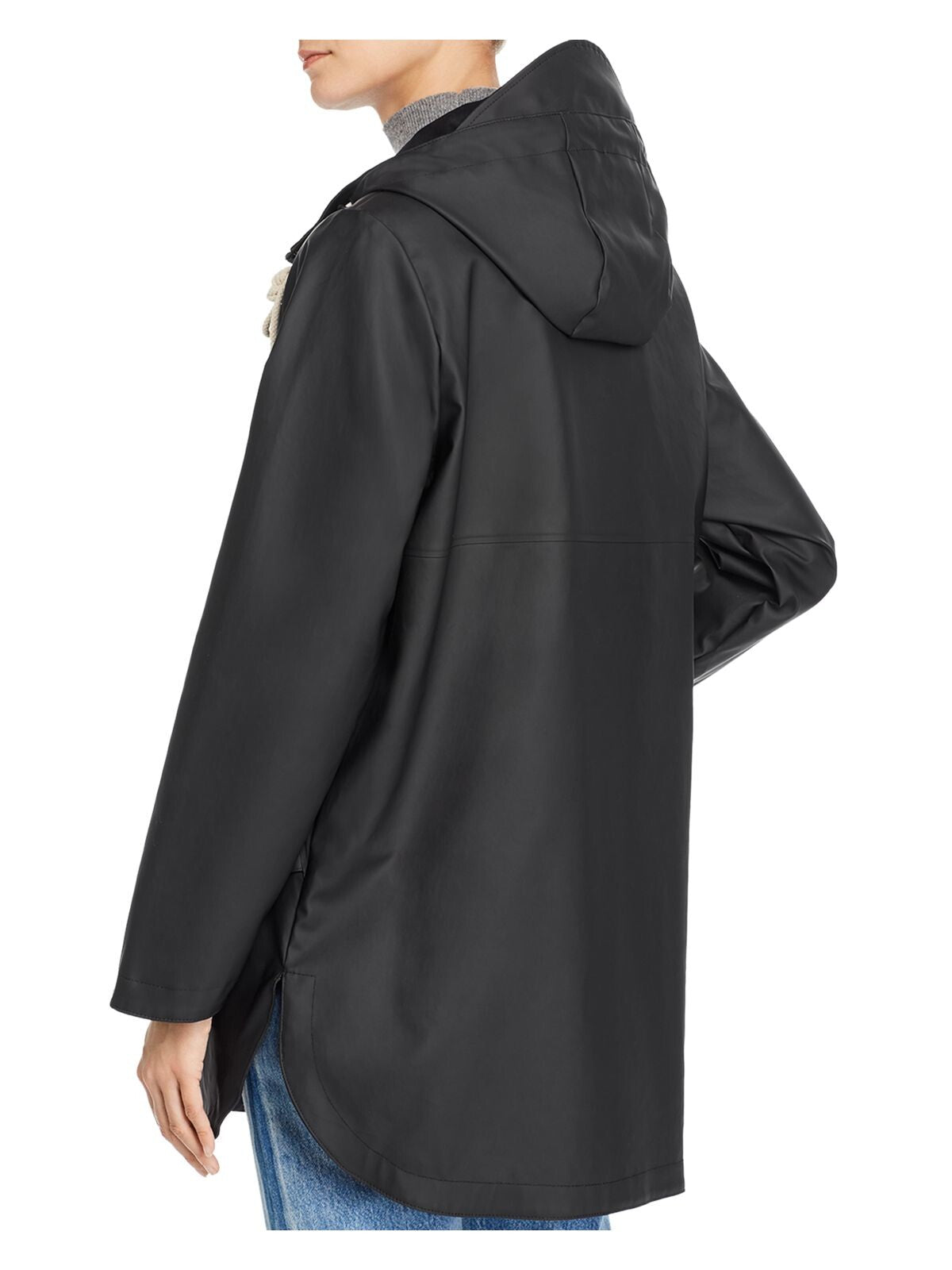 PENDLETON Womens Black Adjustable Pocketed Raincoat S