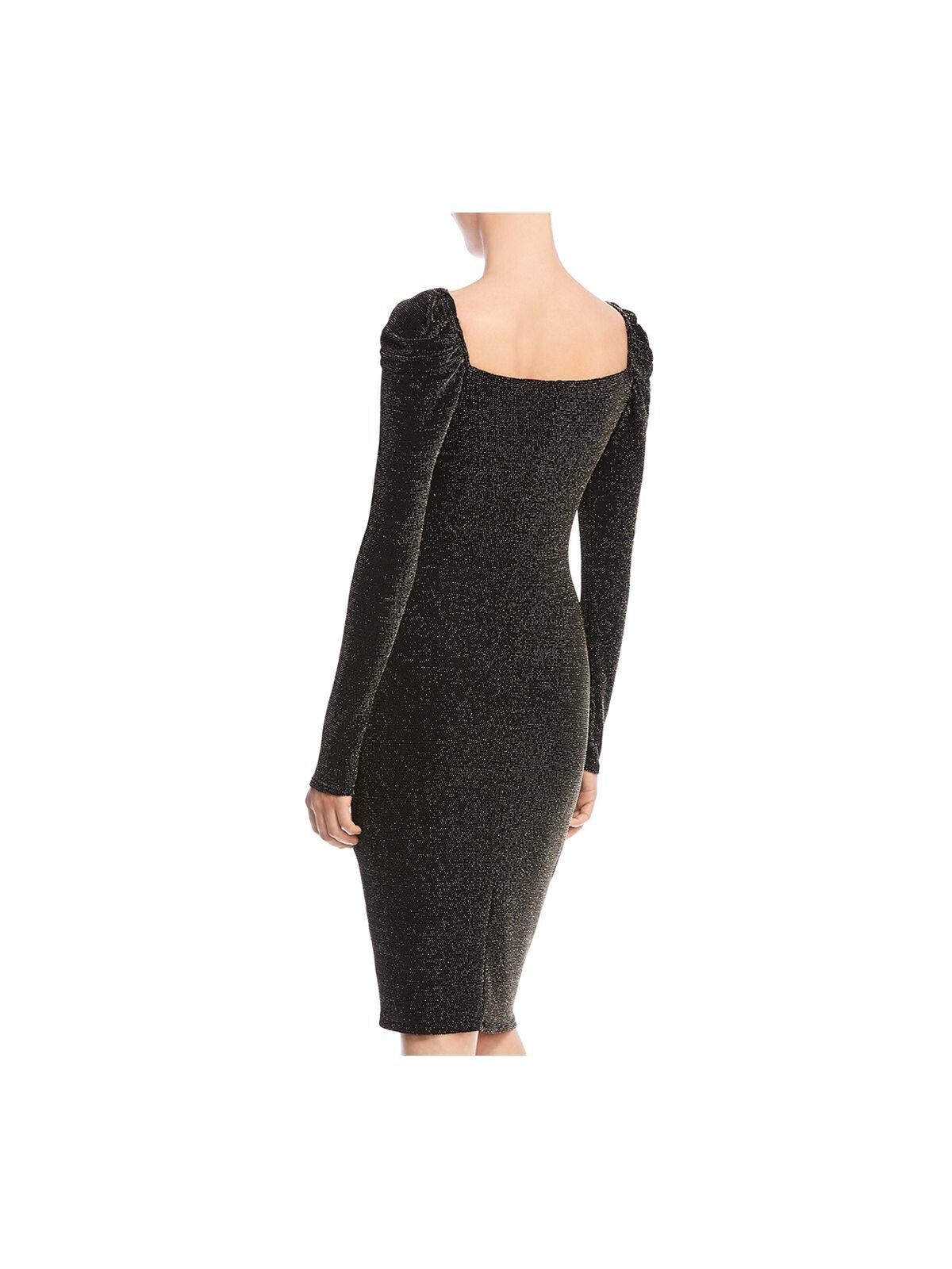 bailey 44 ruched dress Bailey 44 Black Ruched Midi Dress Size S