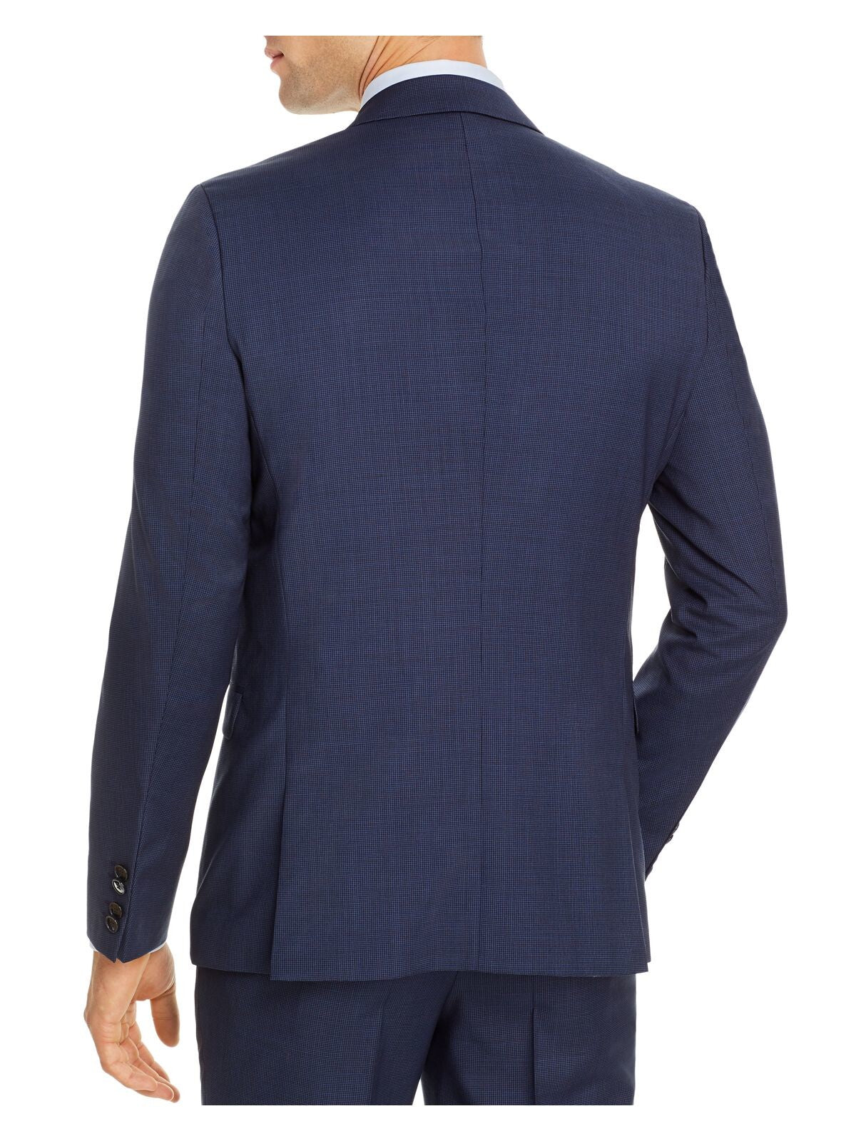 HUGO BOSS Mens Astian Blue Single Breasted, Extra Slim Fit Suit Separate Blazer Jacket 40 Short
