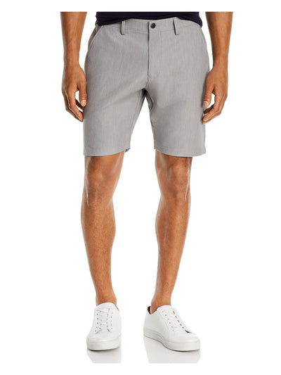 The Mens store Mens Silver Active Flat Front Shorts 40 Waist