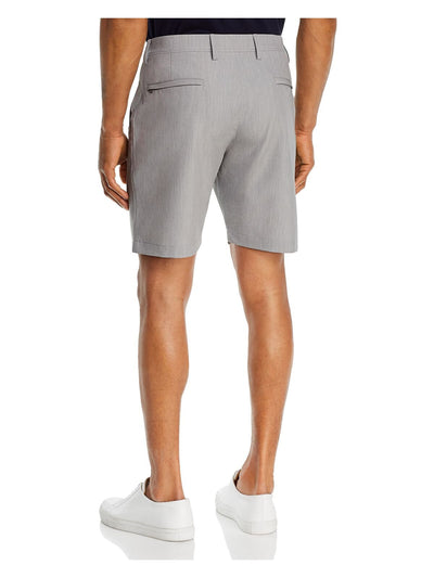 The Mens store Mens Silver Active Flat Front Shorts 40 Waist