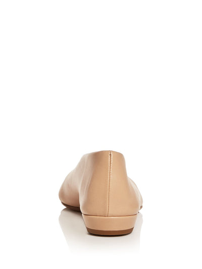 BOTTEGA VENETA Womens Beige Comfort Almond Toe Slip On Leather Loafers 39