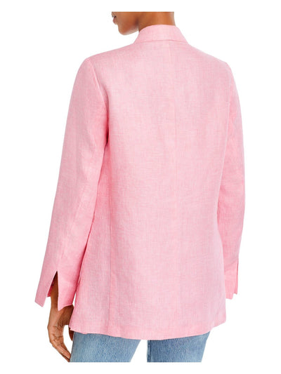 REMAIN Womens Lined Wear To Work Asymmetric Button Closure Jacket