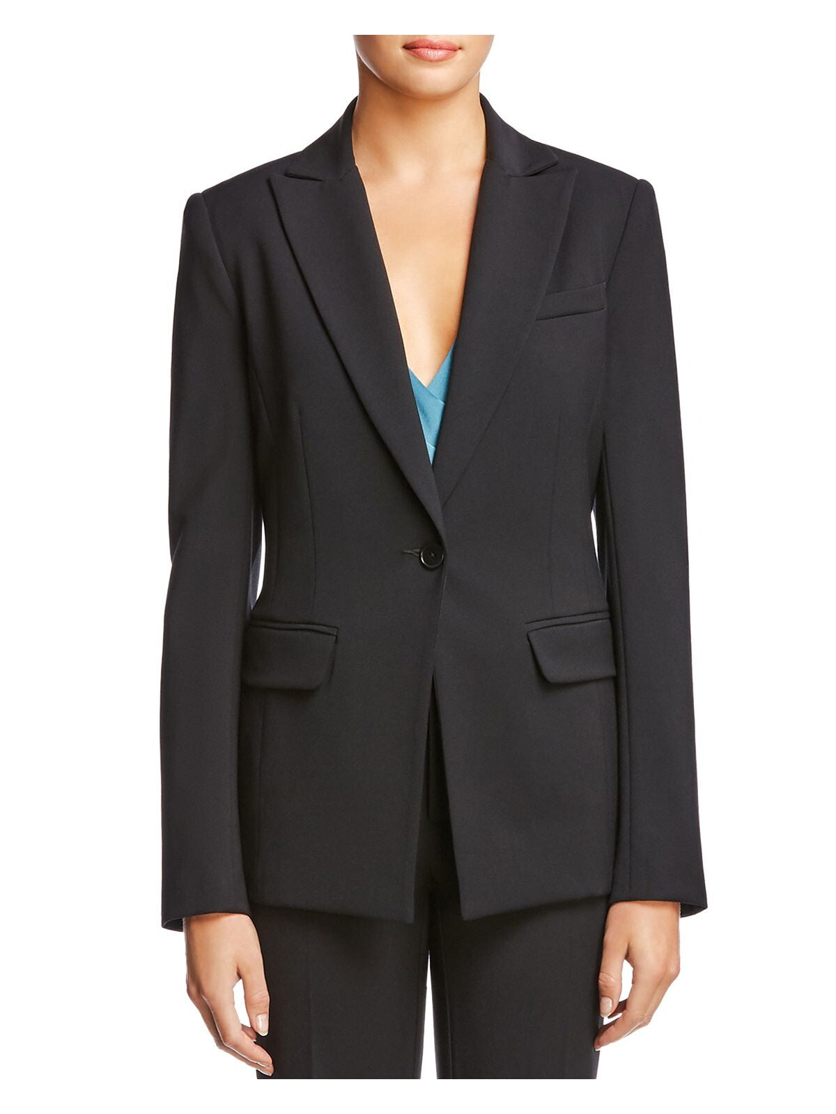 BAILEY44 Womens Black Suit Cocktail Jacket Size: 6