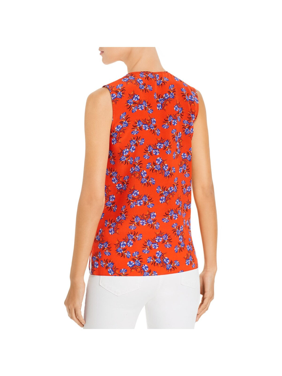 KOBI HALPERIN Womens Sleeveless Crew Neck Blouse