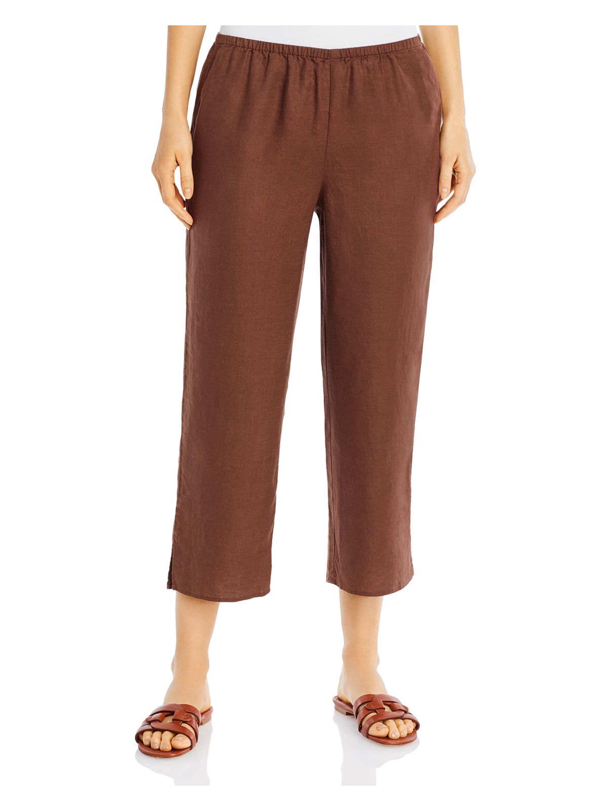 EILEEN FISHER Womens Brown Straight leg Pants XL