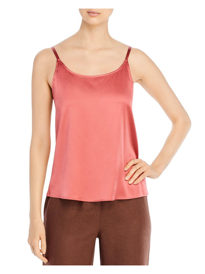 EILEEN FISHER Womens Coral Spaghetti Strap Top XL