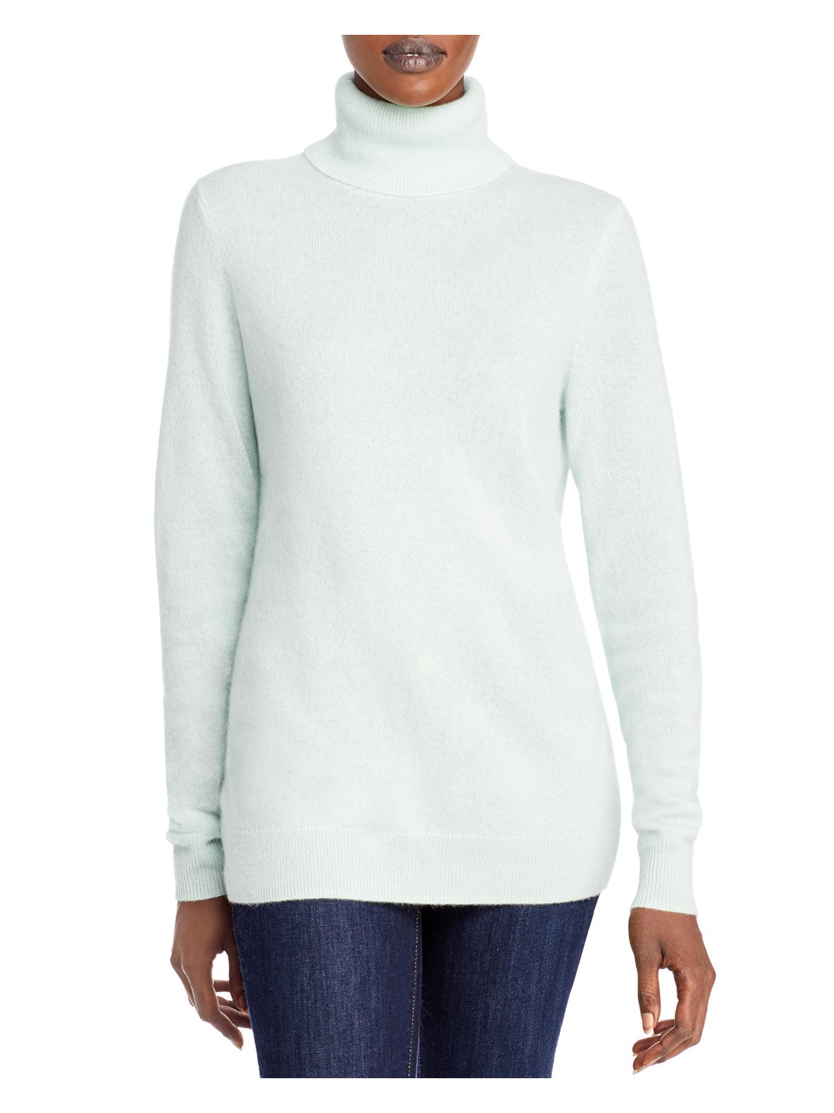 Designer Brand Womens Green Long Sleeve Turtle Neck Sweater XS