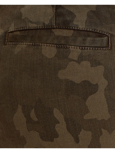 AQUA Womens Pocketed Camouflage Cargo Pants