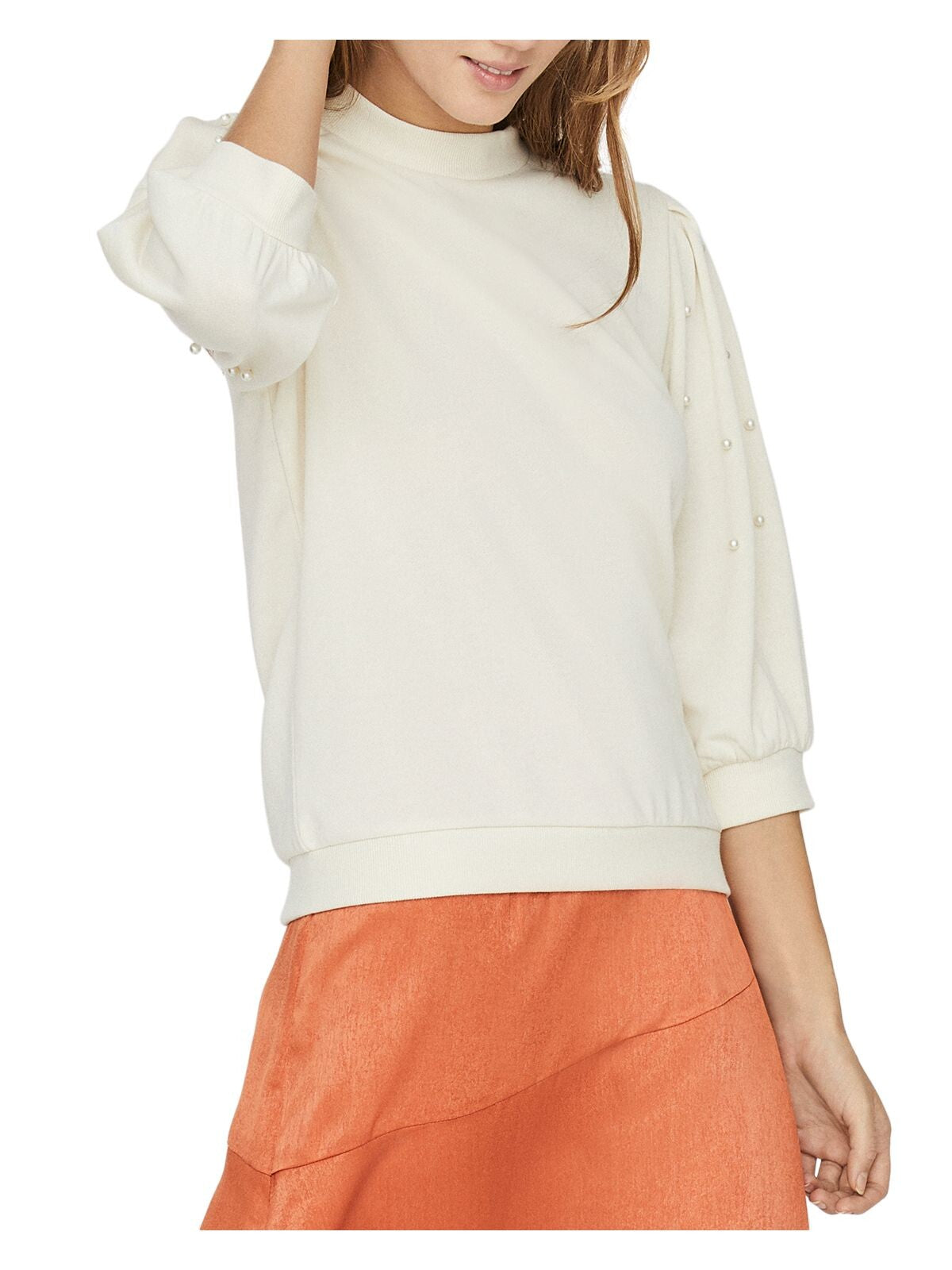 VERO MODA Womens Ivory Sweatshirt XL