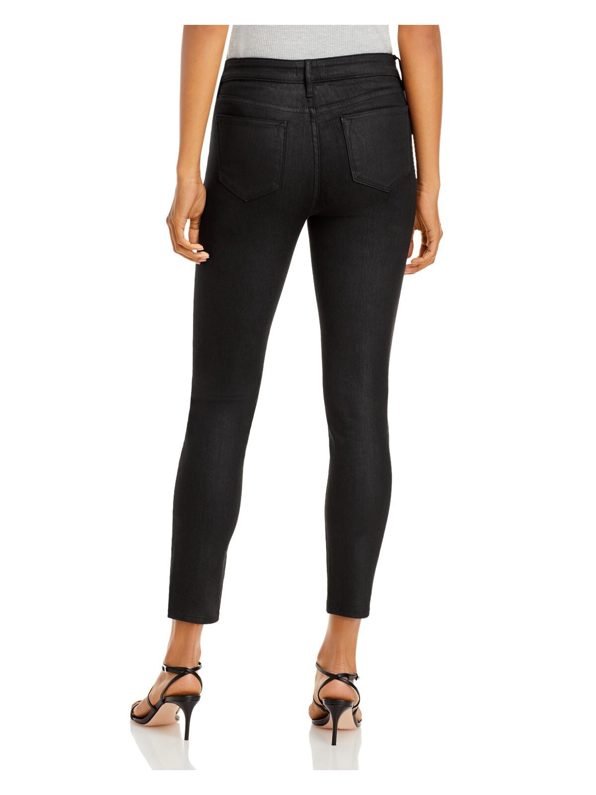 AQUA Womens Black Skinny Jeans 25