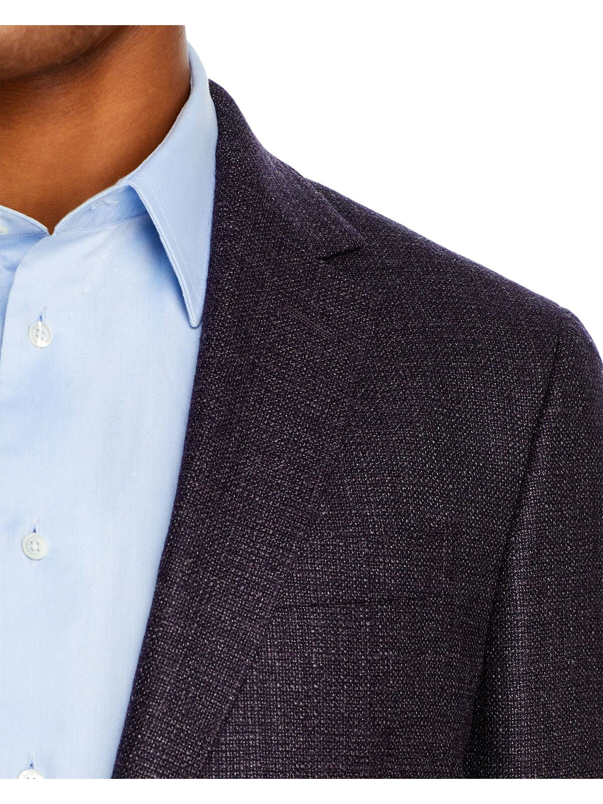 THEORY Mens Bowery Navy Single Breasted, Extra Slim Fit Wool Blend Suit Separate Blazer Jacket 40R
