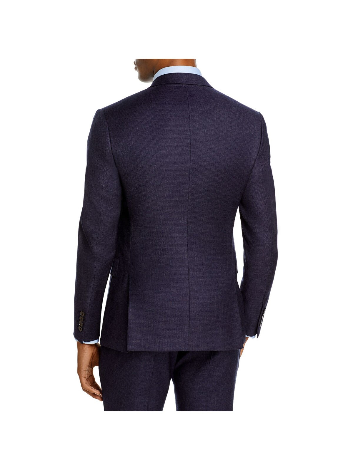 THEORY Mens Bowery Navy Single Breasted, Extra Slim Fit Wool Blend Suit Separate Blazer Jacket 42R