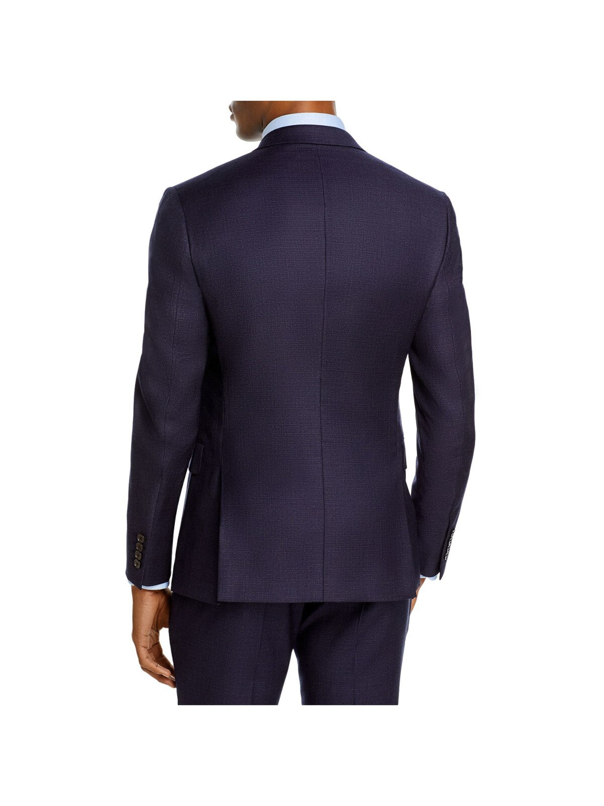 THEORY Mens Bowery Navy Single Breasted, Extra Slim Fit Wool Blend Suit Separate Blazer Jacket 38R