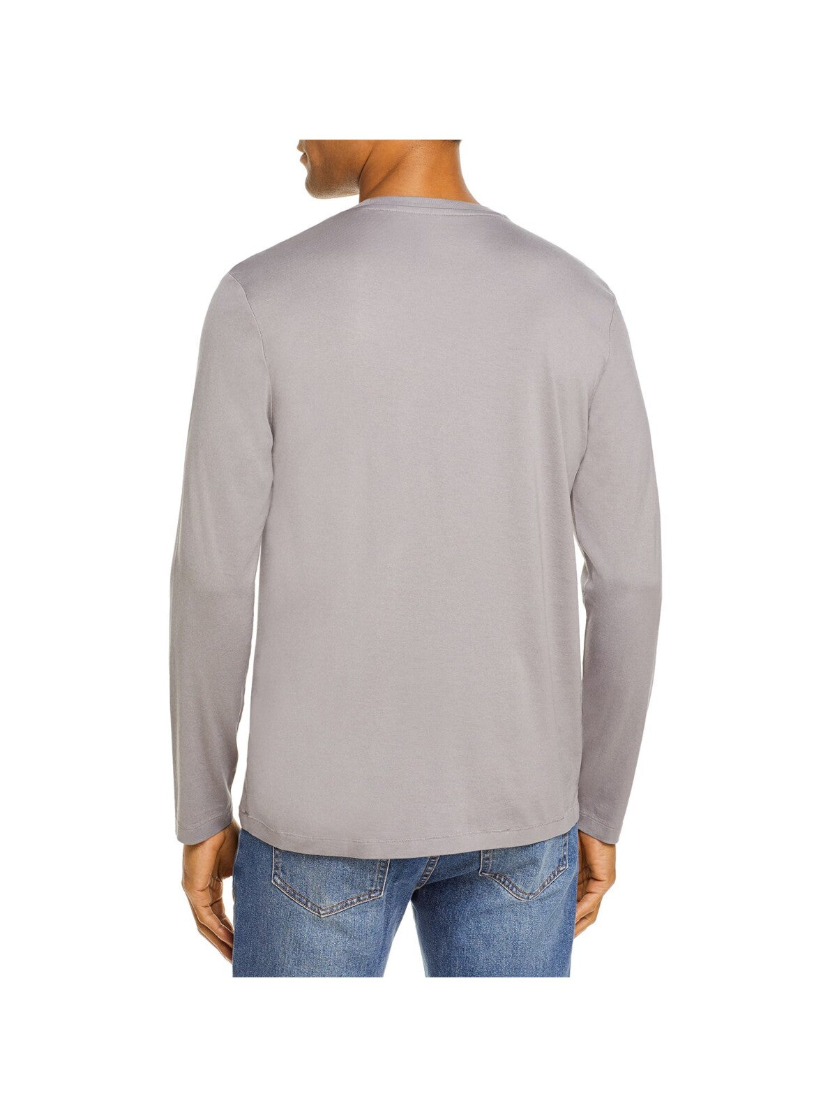 THE MENS STORE Mens Gray Pima Cotton T-Shirt XL