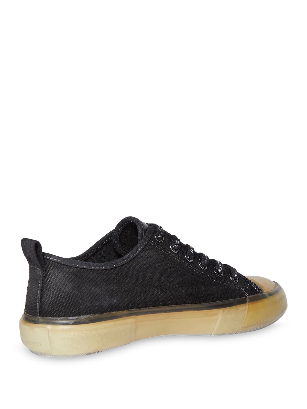 ALLSAINTS Mens Black Padded Logo Jaxon Cap Toe Platform Lace-Up Leather Athletic Sneakers Shoes 10