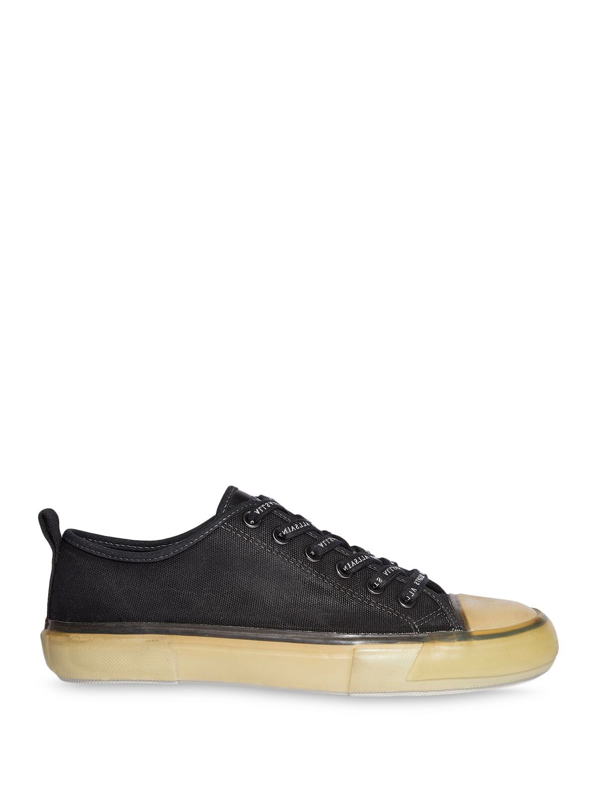 ALLSAINTS Mens Black Padded Logo Jaxon Cap Toe Platform Lace-Up Leather Athletic Sneakers Shoes 10