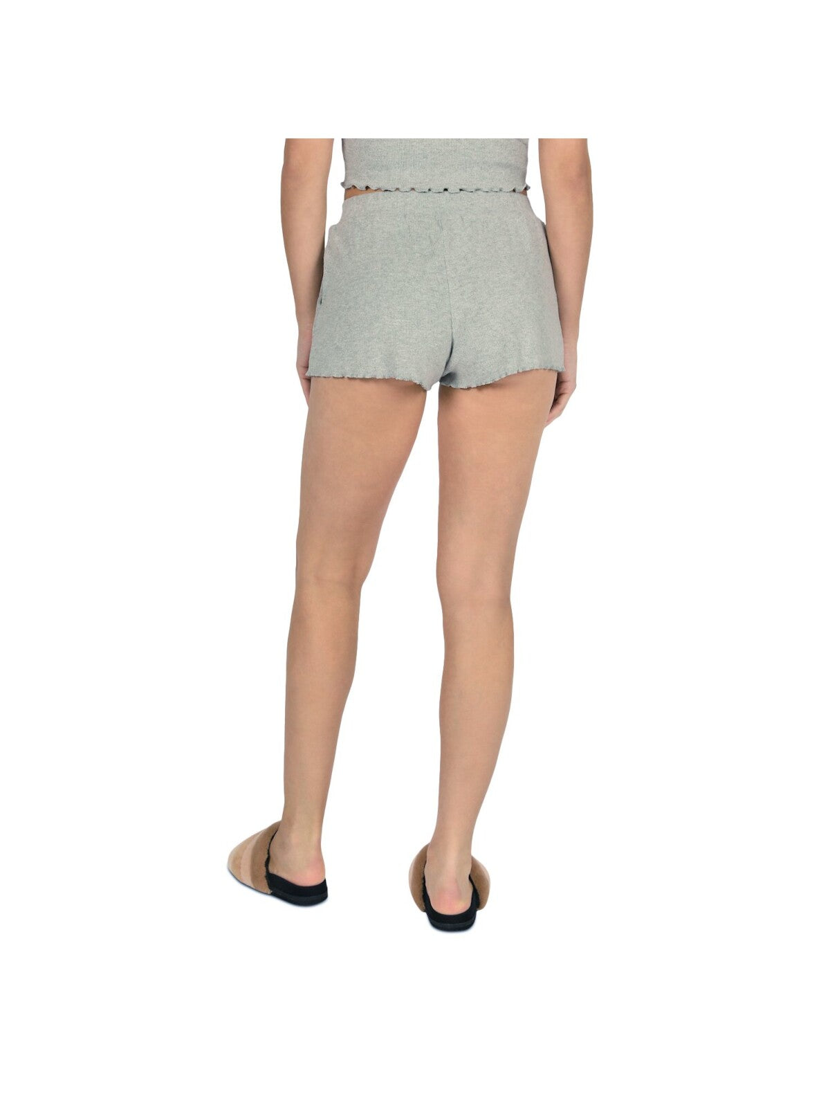 VINTAGE HAVANA Womens Stretch Pocketed Lace-up Front Stretch Shorts
