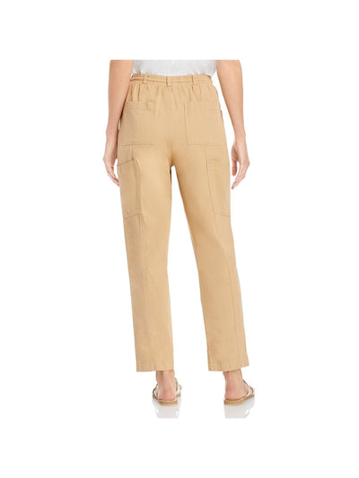 BAGATELLE Womens Beige Knit Pocketed Utility Drawstring Cargo Pants S