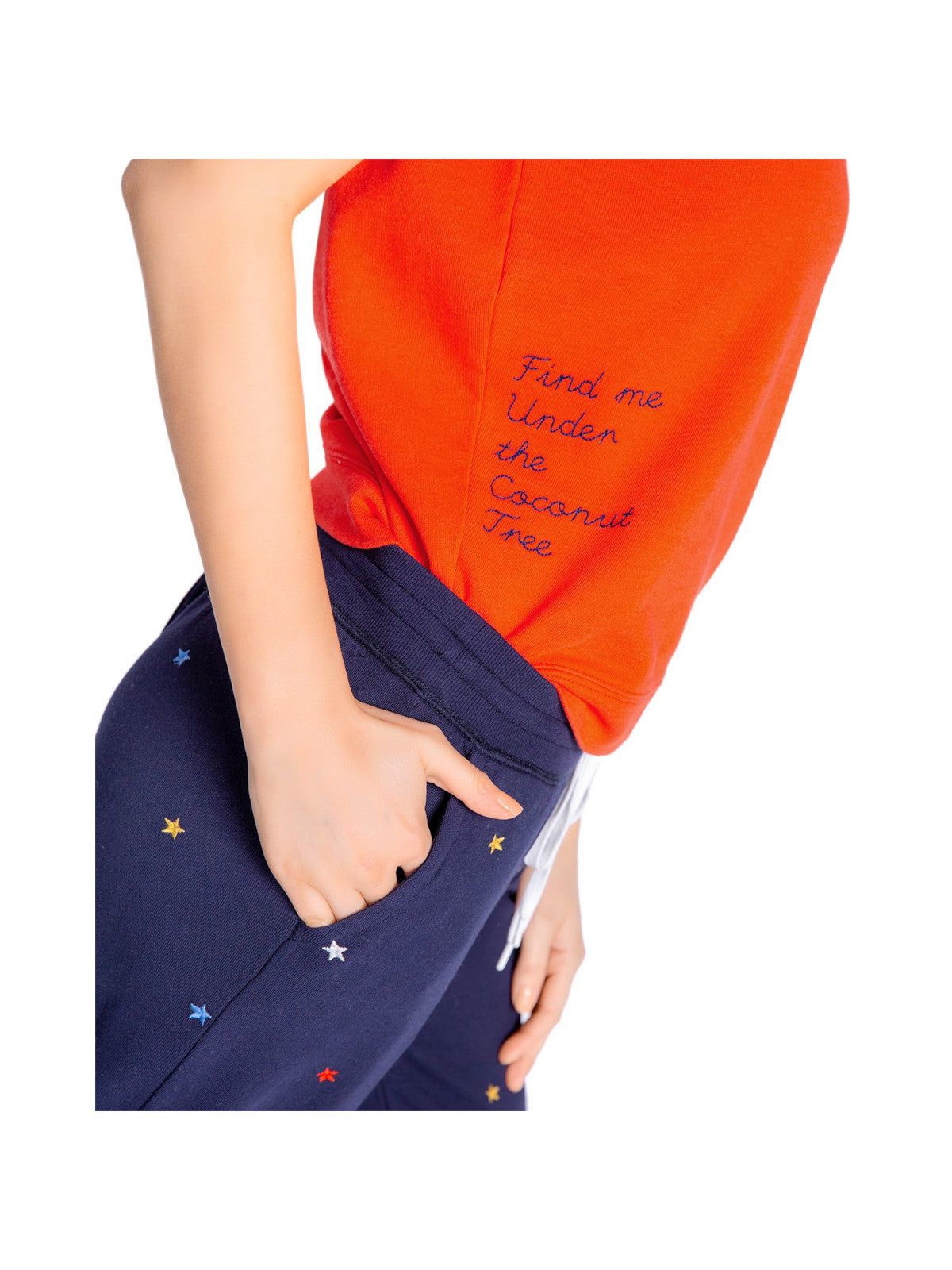 P.J. SALVAGE Intimates Orange Sleep Shirt Pajama Top S