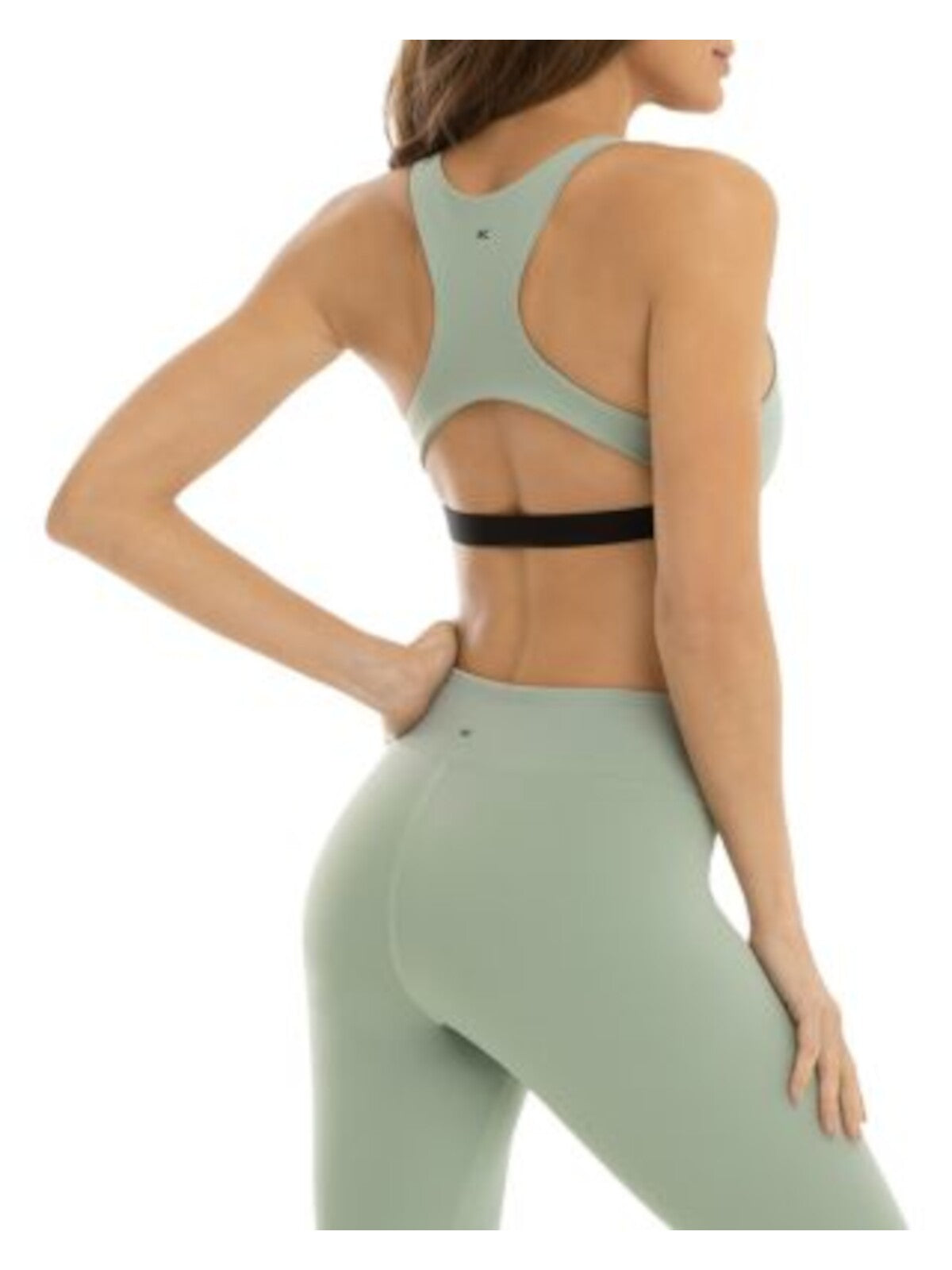 KORAL Womens Green Color Block Active Wear Misc XS