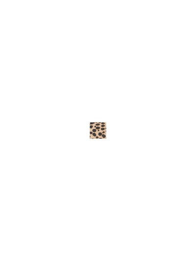 STUART WEITZMAN Womens Brown Animal Print 1/2" Platform Jute Cushioned Braided Roza Square Toe Wedge Slip On Leather Slide Sandals Shoes B