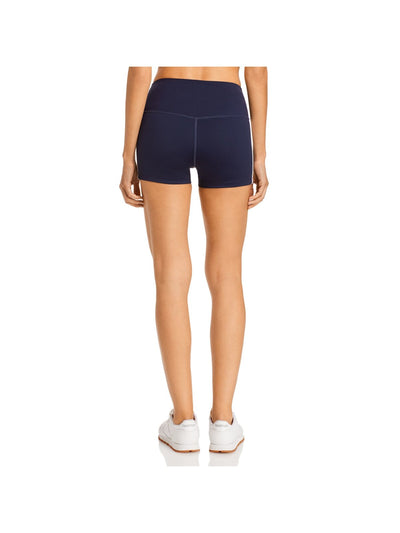SPLITS 59 Womens Navy Stretch Fitted Regular Rise Shorts L