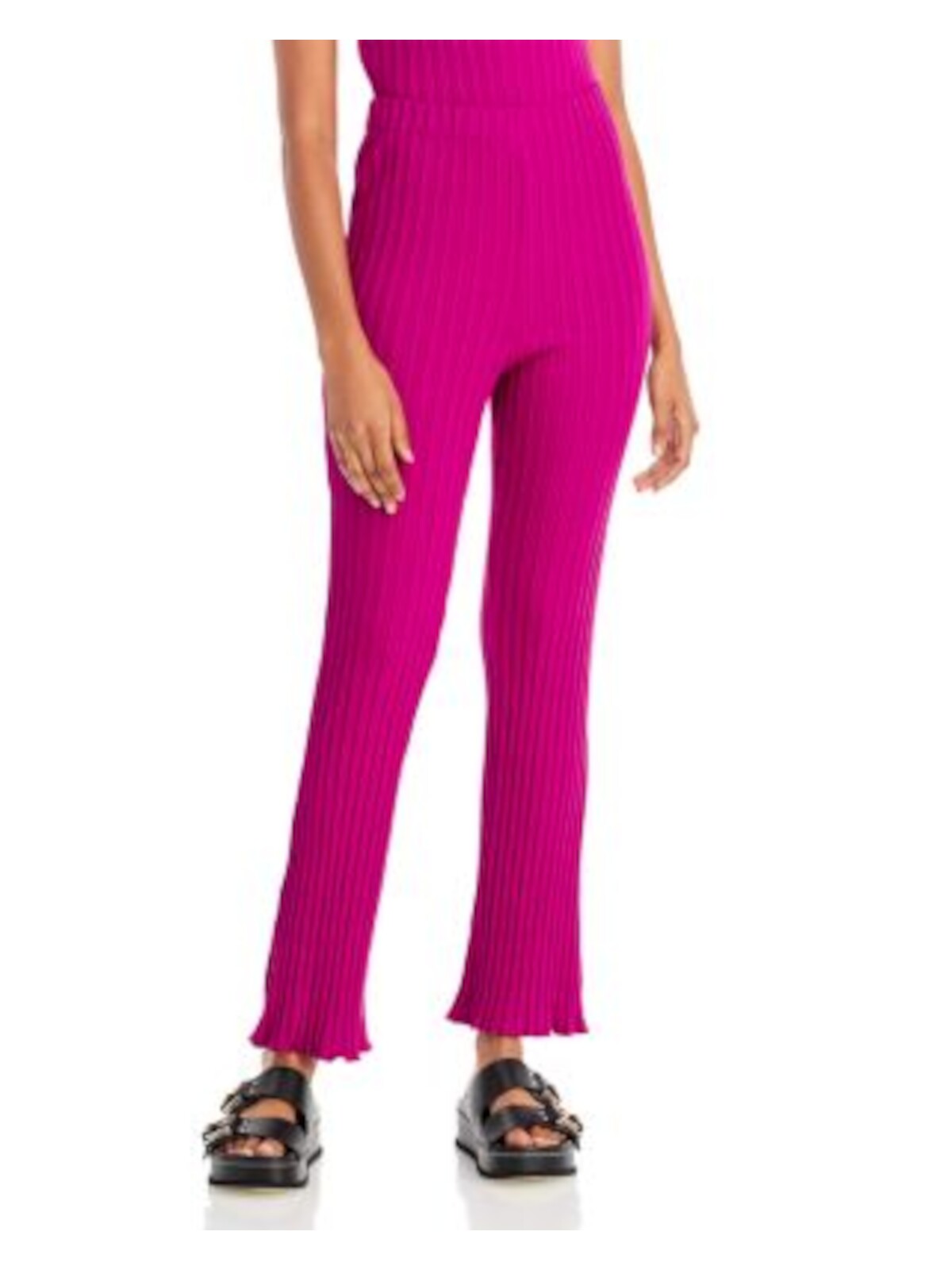 SIMON MILLER Womens Pink Stretch Straight leg Pants XXL