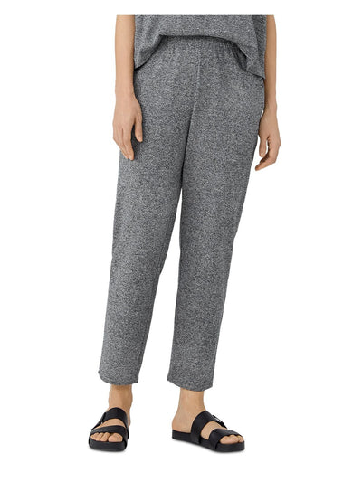 EILEEN FISHER Womens Gray Pocketed Pull On Tapered Ankle Heather Wear To Work Pants XL