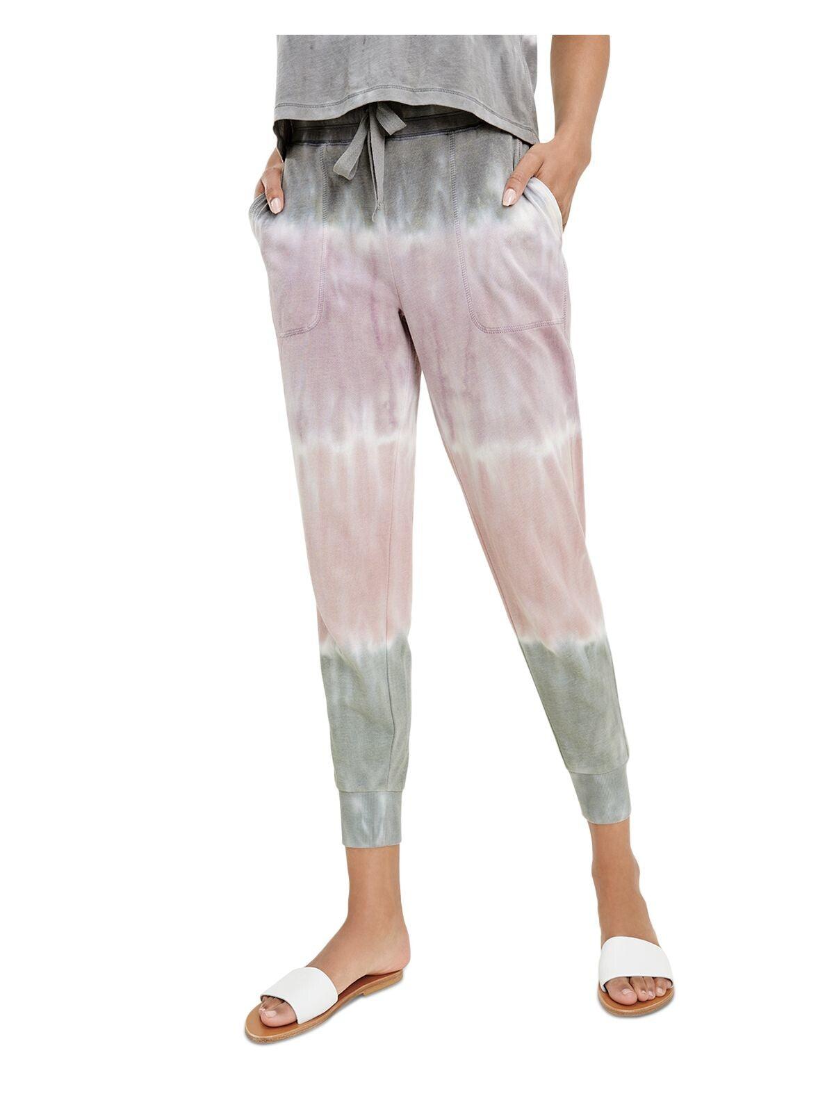 SPLENDID Womens Gray Pocketed Jogger Drawstring Waist Tie Dye Pants XS