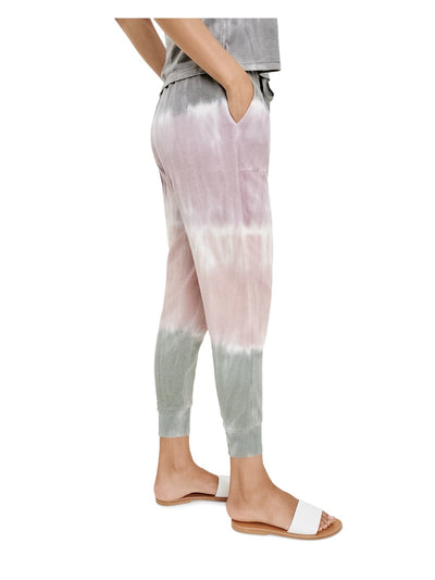 SPLENDID Womens Gray Pocketed Jogger Drawstring Waist Tie Dye Pants M