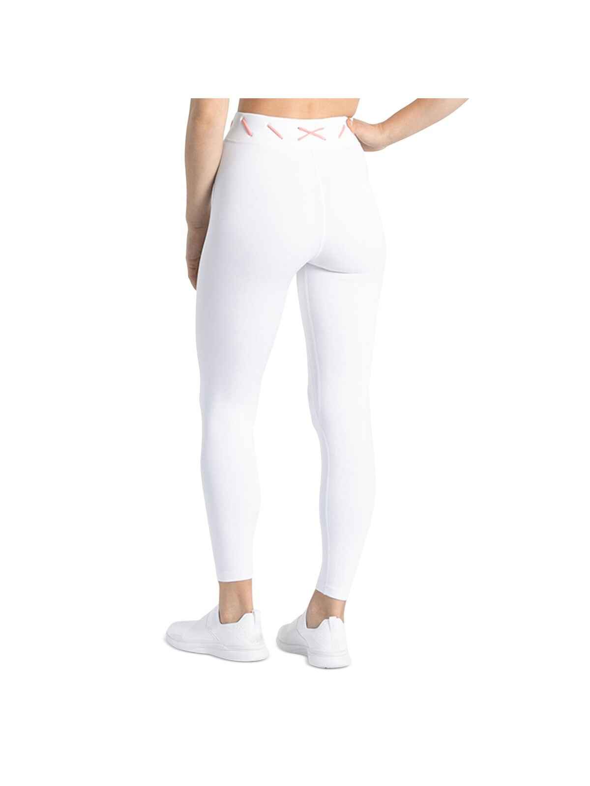 HEROINE SPORT Womens White Stretch Skinny Leggings S