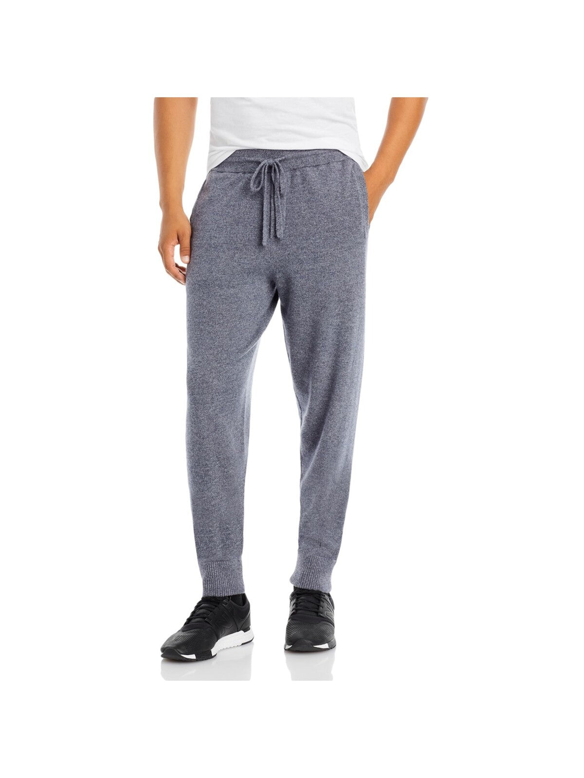 THE MENS STORE Mens Gray Heather Cashmere Joggers L