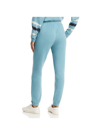WSLY Womens Light Blue Stretch Pocketed Drawstring Jogger Elastic Waist Lounge Pants M