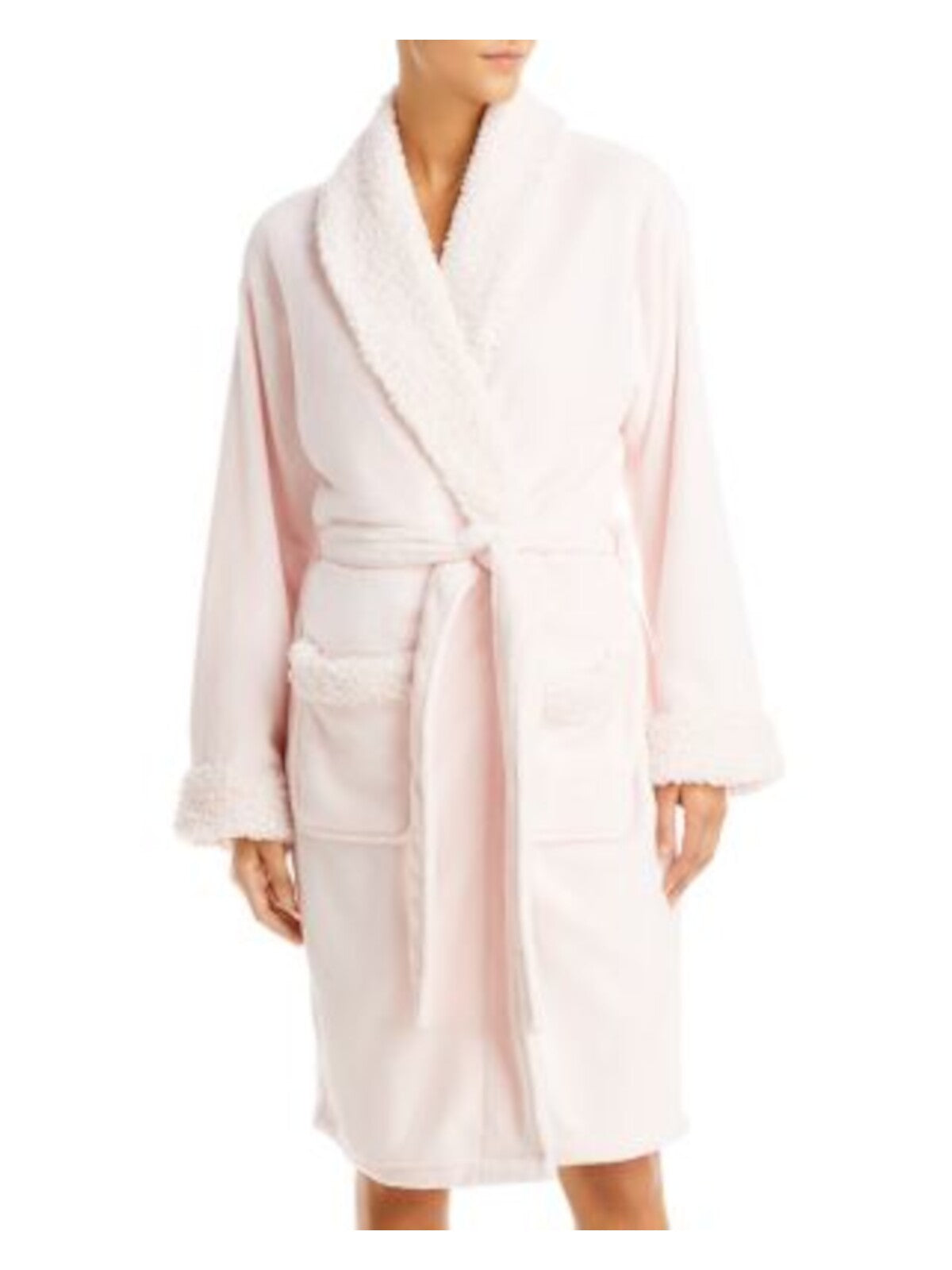 HUDSON PARK COLLECTION Intimates Pink Pocketed Robe L\XL