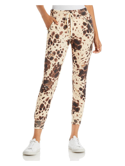 N: PHILANTHROPY Womens Pocketed Elastic Waist Drawstring Ribbed Pants
