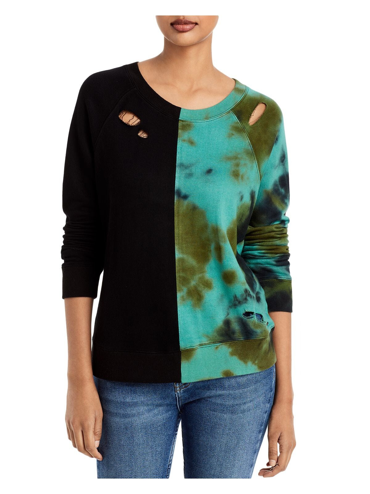 N:PHILANTHROPY Womens Round Neck Long Sleeve Sweatshirt