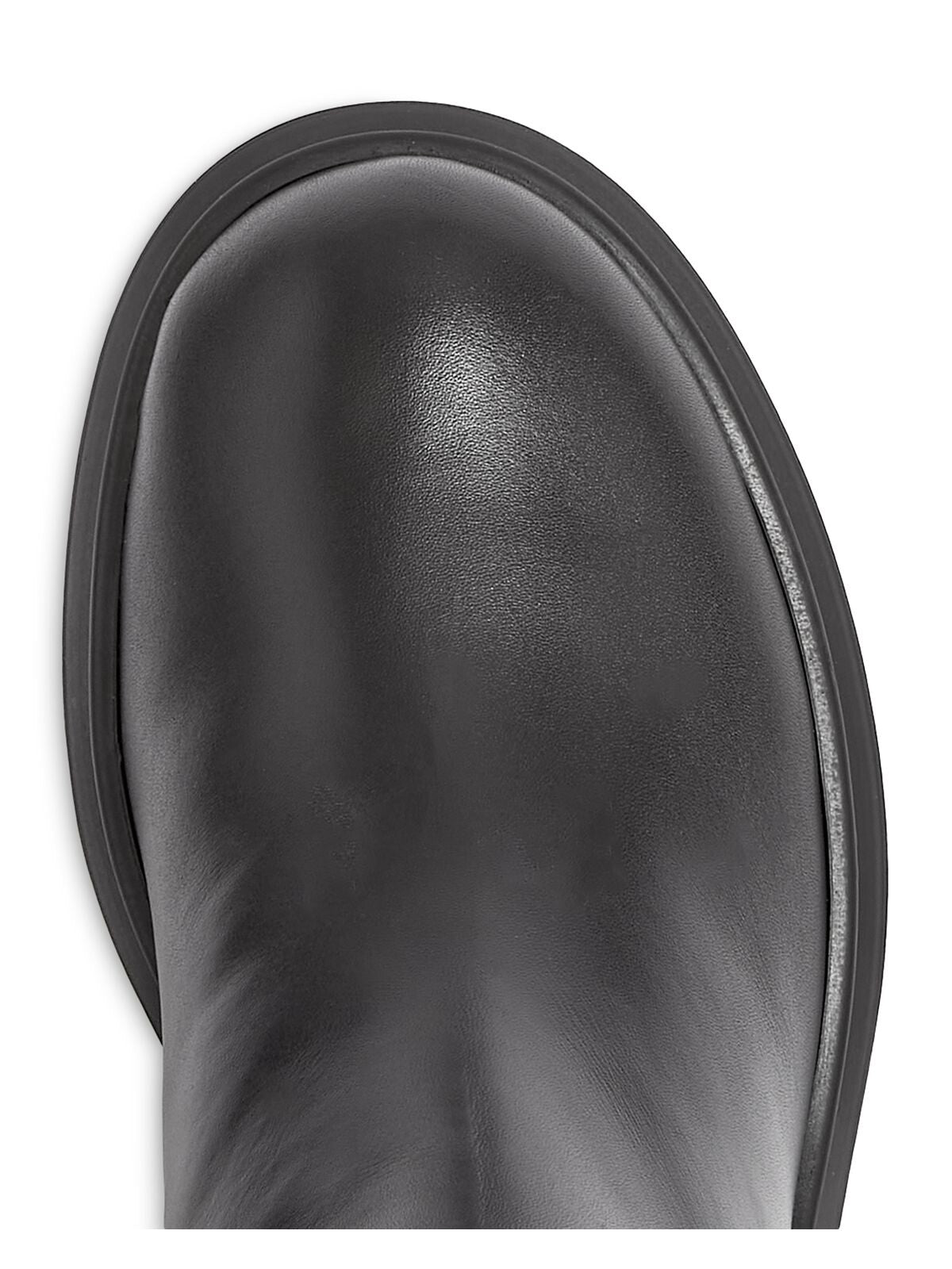 STUART WEITZMAN Womens Black Nora Round Toe Block Heel Leather Heeled Boots M