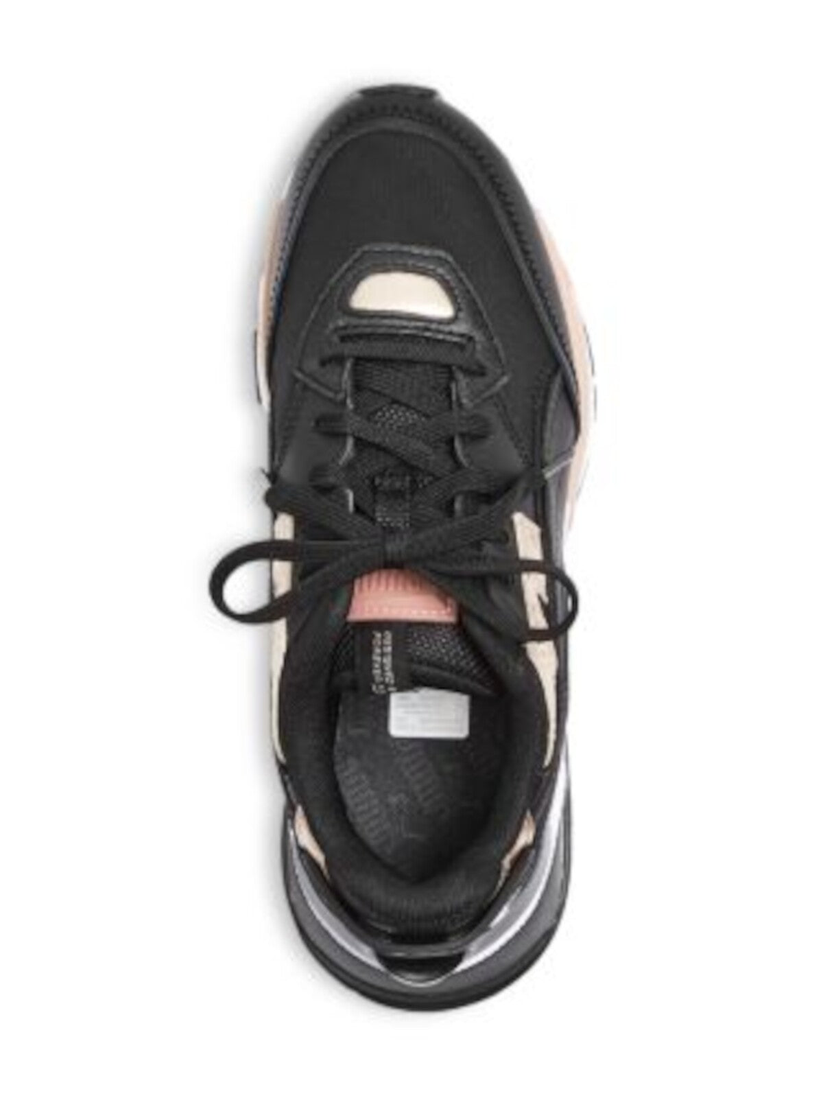 PUMA Womens Black Mixed Media Padded Mirage Round Toe Wedge Lace-Up Athletic Sneakers Shoes 6.5