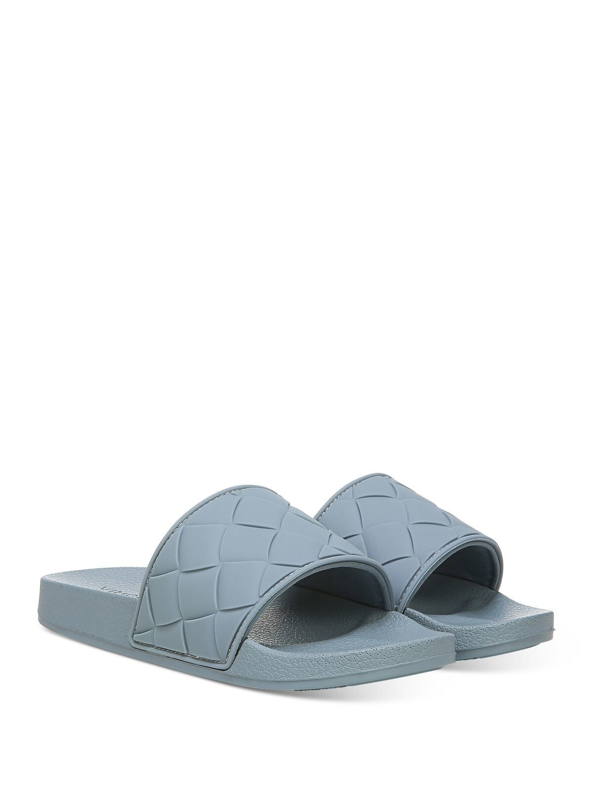 VINCE. Womens Light Blue Comfort Woven Watley Round Toe Platform Slip On Slide Sandals Shoes 6 M
