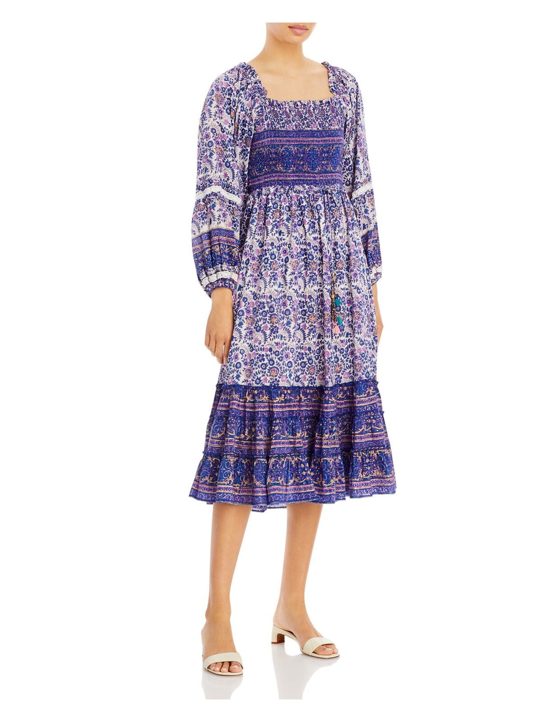 Bell Women's Millie Smocked Midi Dress - Multi