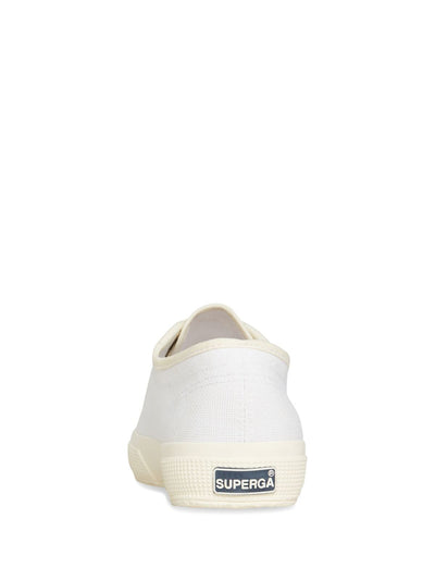 SUPERGA Womens Ivory Comfort Logo 2750 Emrata Round Toe Platform Lace-Up Athletic Sneakers Shoes 8.5