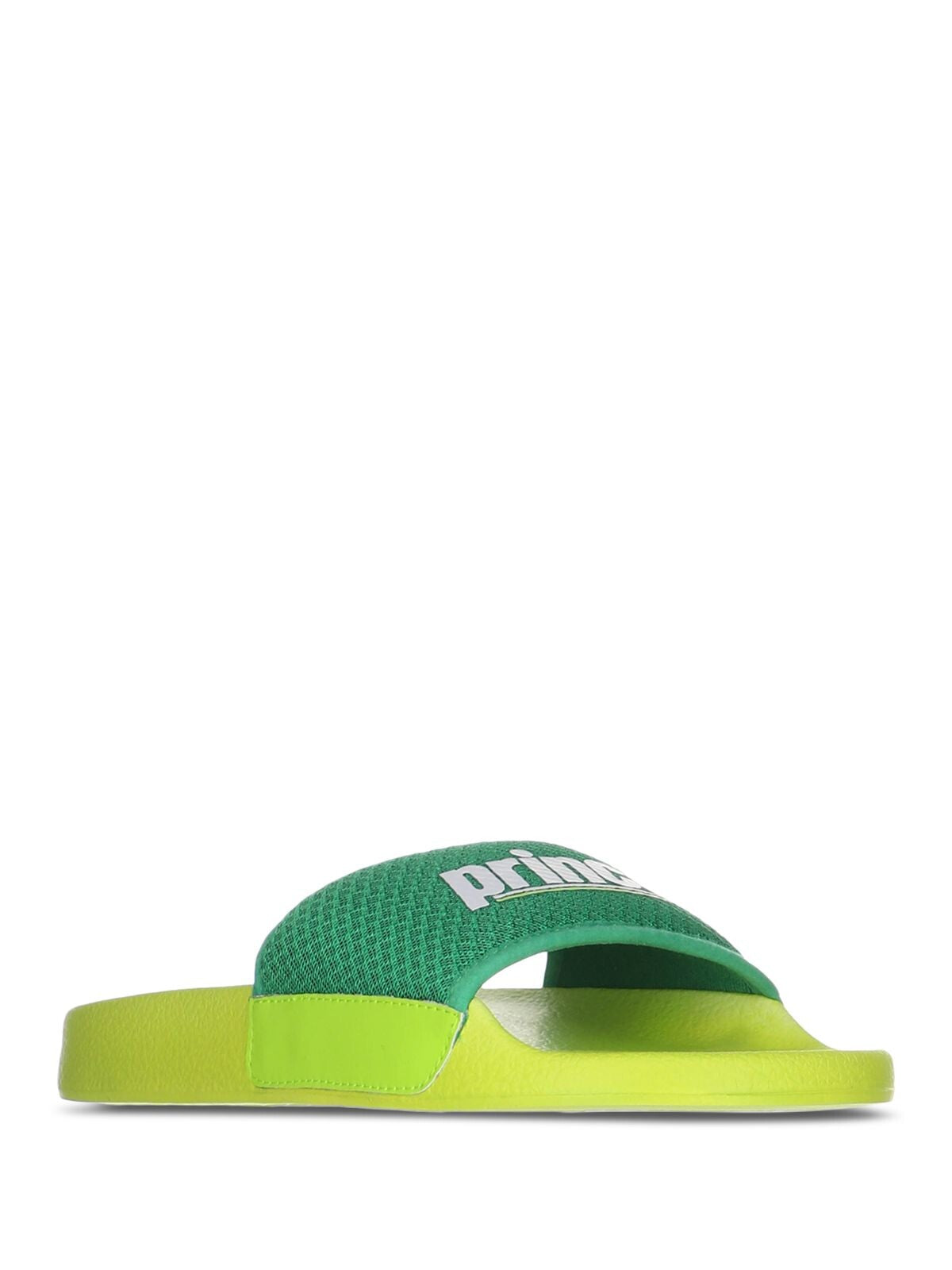 PRINCE Womens Green Logo Comfort Prism Round Toe Platform Slip On Slide Sandals Shoes 41 M