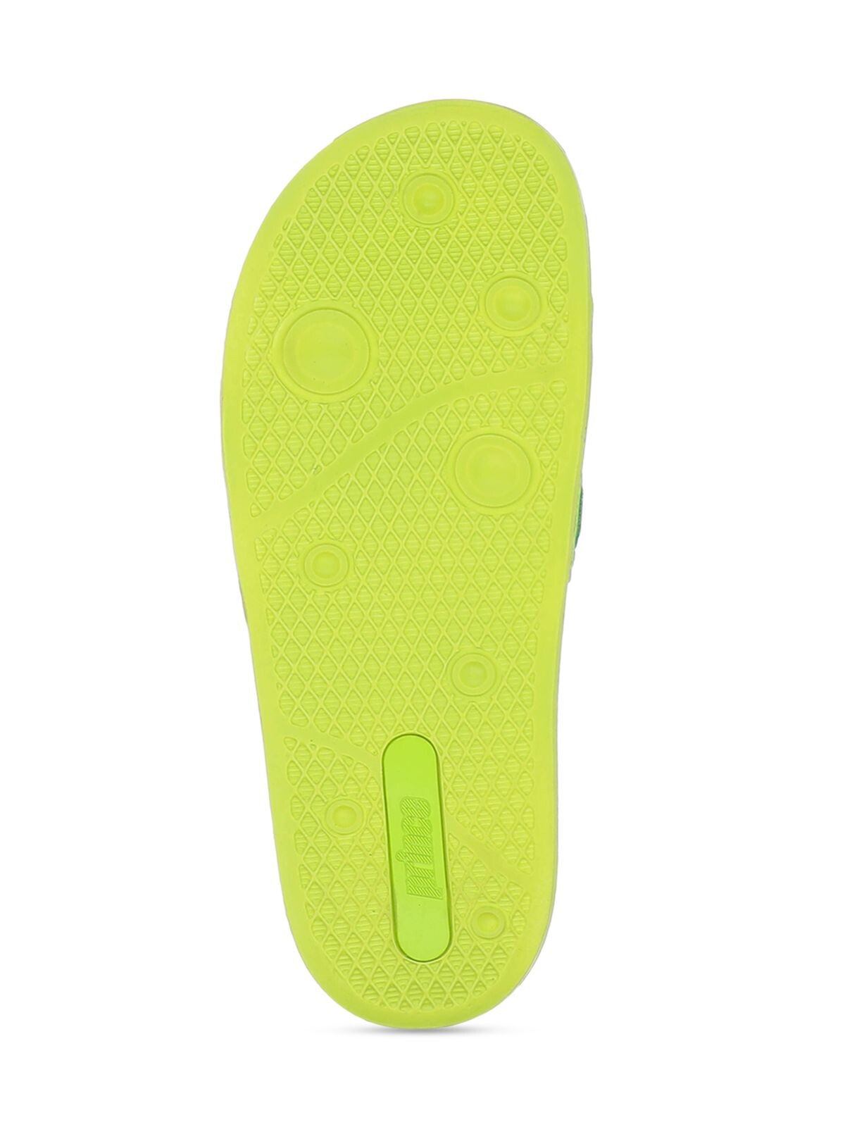 PRINCE Womens Green Logo Comfort Prism Round Toe Platform Slip On Slide Sandals Shoes