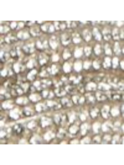 LOEFFLER RANDALL Womens Beige Mixed Media Knotted Rhinestone Padded Margi Square Toe Stiletto Slip On Dress Heeled