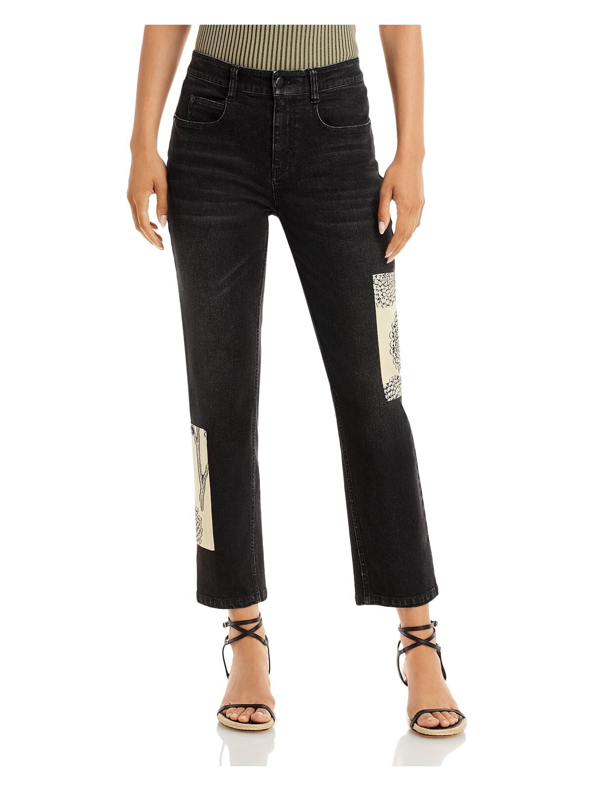 HELLESSY Womens Zippered Cigarette Style Ankle Skinny Jeans